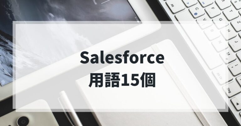 Salesforce初心者メモ｜用語まとめ【保存版】
