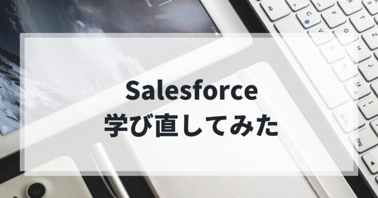 初心者の学習記録｜Salesforceは学ぶべき